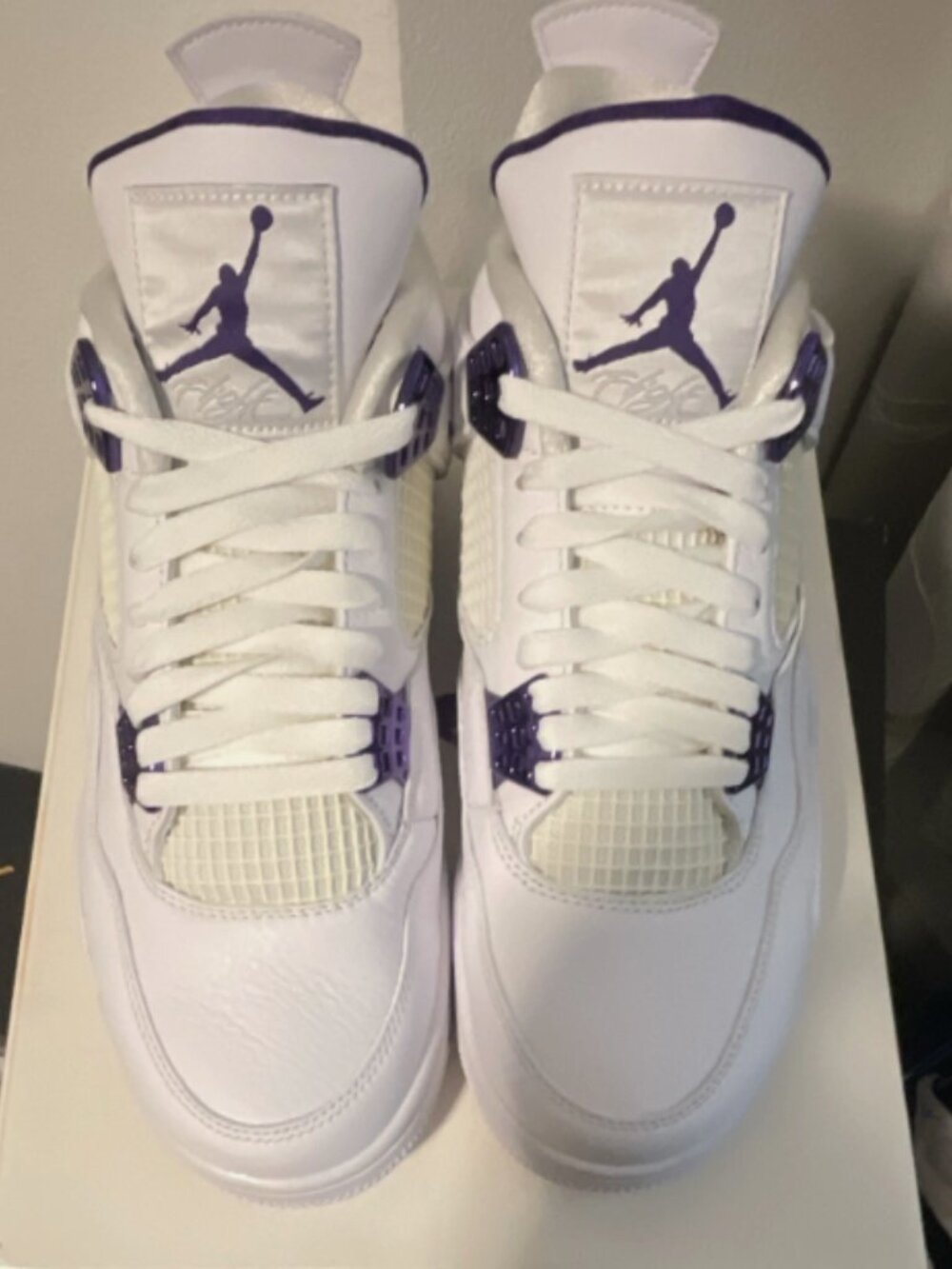 Jordan Air Jordan 4 Retro Purple Metallic WhiteCourt Purple